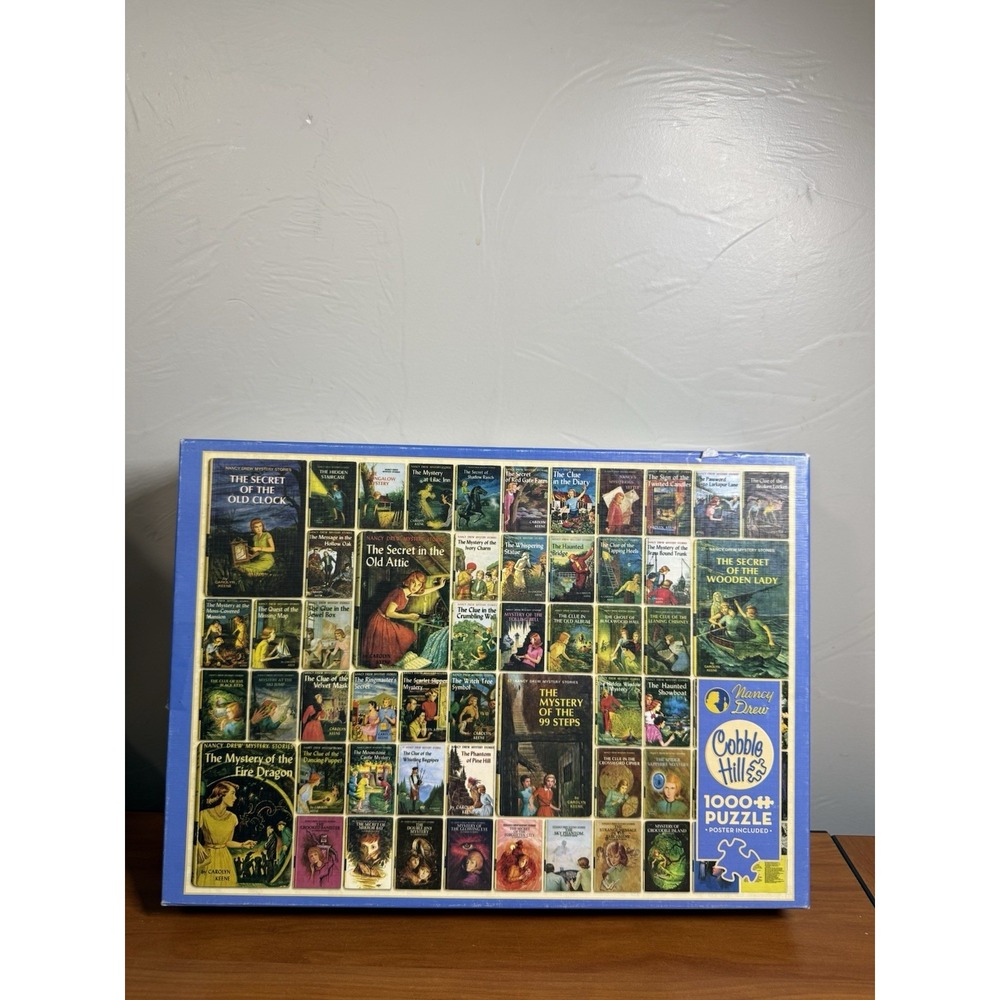 Cobble Hill Nancy Drew Classic Books 1000 Piece Multicolor Jigsaw Puzzle